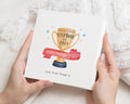 Stepdad Fathers Day Card, Personalised Fathers Day Card for Step Dad, World's Best Stepdad Card, Father's Day Card from Kids