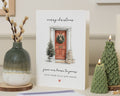 Personalised Christmas Card, From Our House To Yours, Custom Christmas Card, Pack of Christmas Cards, Family Christmas Card, A6 or 5x7