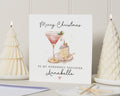 Christmas Card for Daughter, Merry Christmas Daughter Card, Personalised Christmas Card for Girl, Cute Festive Card for Her