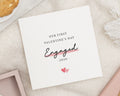 Engaged Valentines Day Card, First Valentines Day Card, Valentines Card for Fiancé, Personalised Engagement Card, Couples Valentines Card