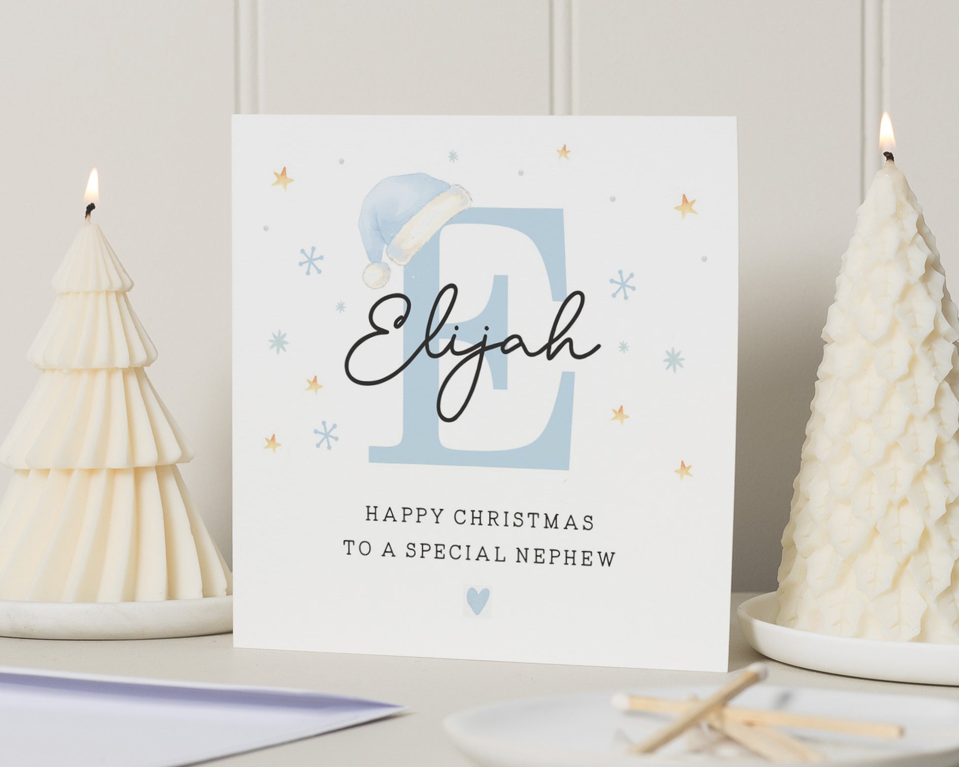 Christmas Card for Nephew, Personalised Nephew Christmas Card, Special Nephew Christmas Card, Cute Christmas Card for Boys