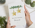 First Christmas Married Card, 1st Christmas Card for Couple, Newlywed Christmas Card, Husband and Wife Card, Wedding Christmas Card