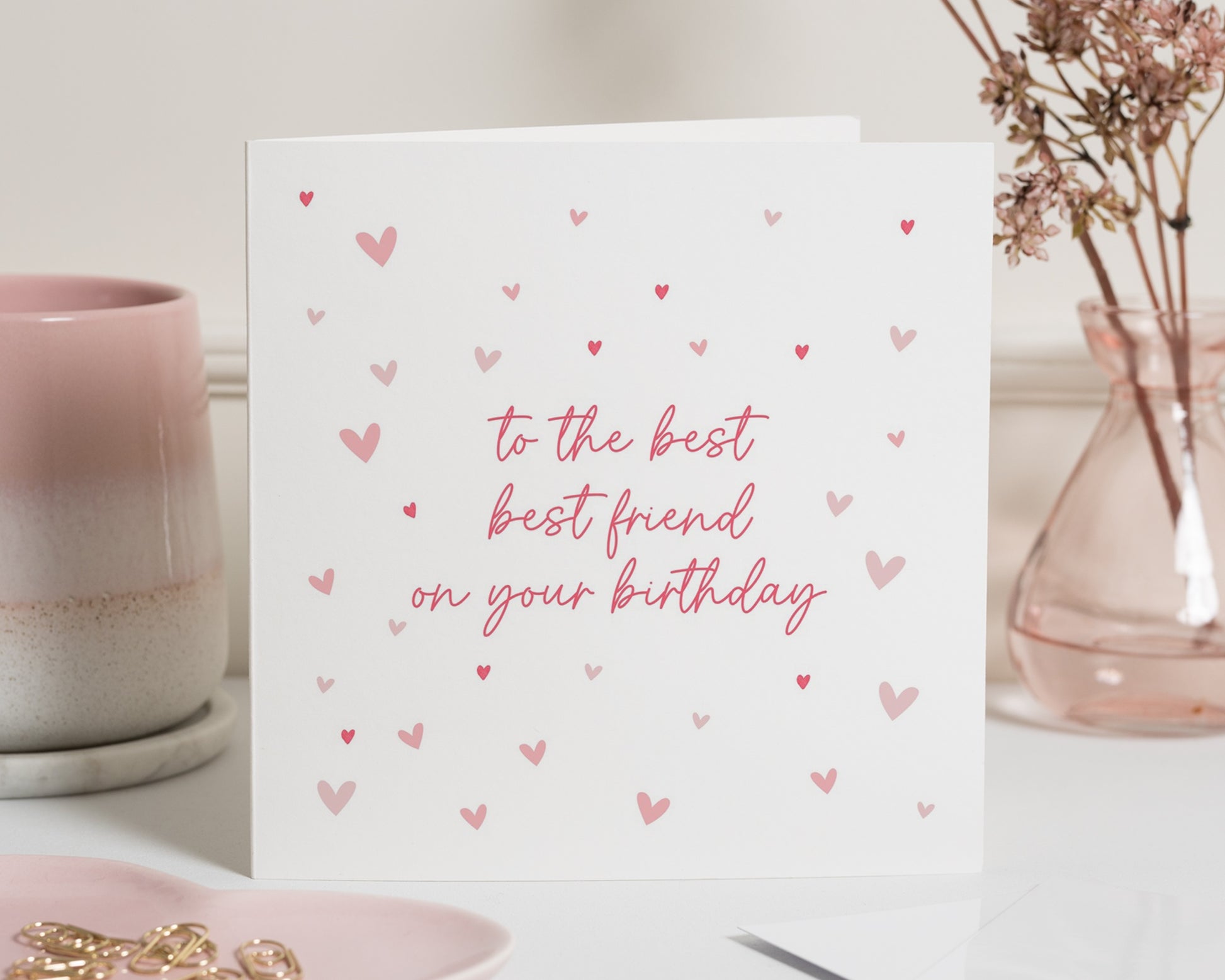 Best Friend Birthday Card, Birthday Card for Best Friend, Birthday Card for Friend, Cute Birthday Card, Personalised Birthday Card