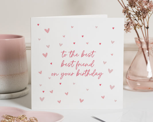 Best Friend Birthday Card, Birthday Card for Best Friend, Birthday Card for Friend, Cute Birthday Card, Personalised Birthday Card