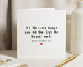 Fathers Day Card, Fathers Day Card from Daughter, Fathers Day Card from Son, Fathers Day Card for Dad, Simple Fathers Day Card