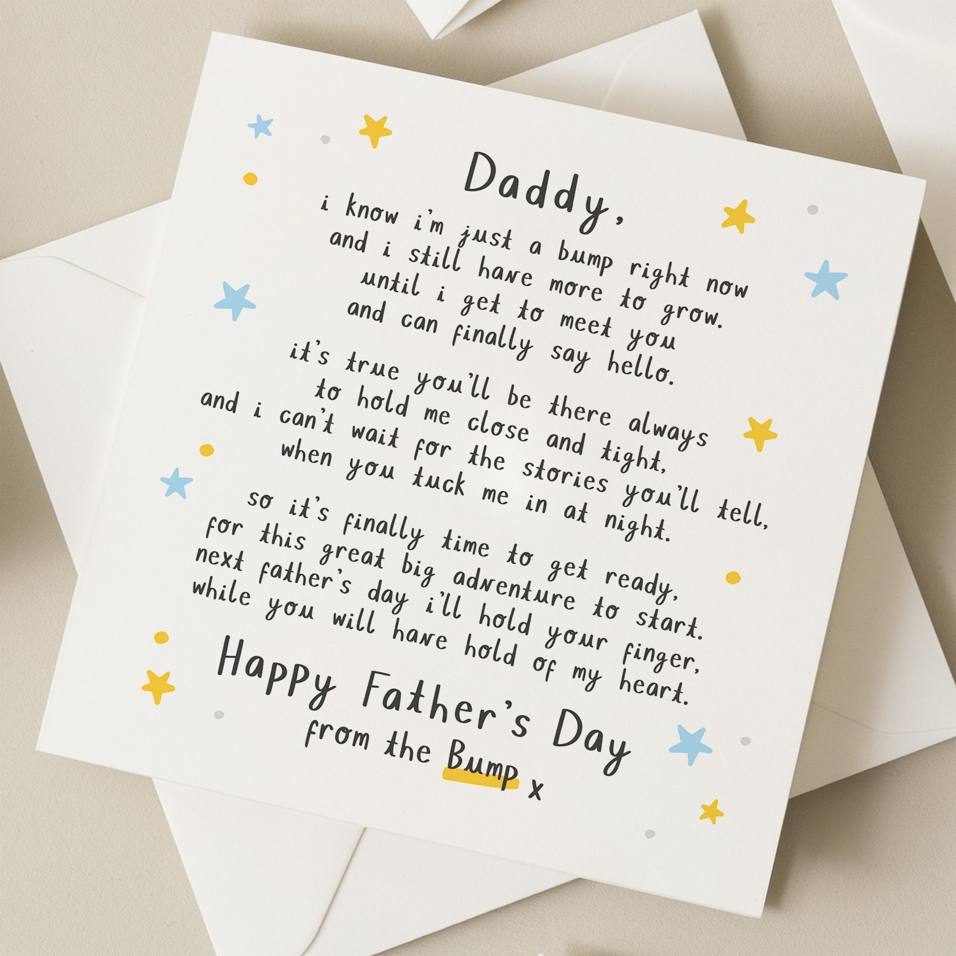 Fathers Day Card From Bump, Poem Card For Dad To Be, Fathers Day Gift From Bump, Fathers Day Card For Daddy To Be, Daddy To Be Poem Card