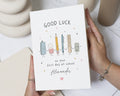 Good Luck Card, First Day at School Card, Personalised School Card, Back to School Card, New School Card for Child, Cute School Card