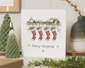 Personalised Christmas Card, Family Christmas Card, Custom Xmas Card, Christmas Card for Family, Stocking Christmas Cards