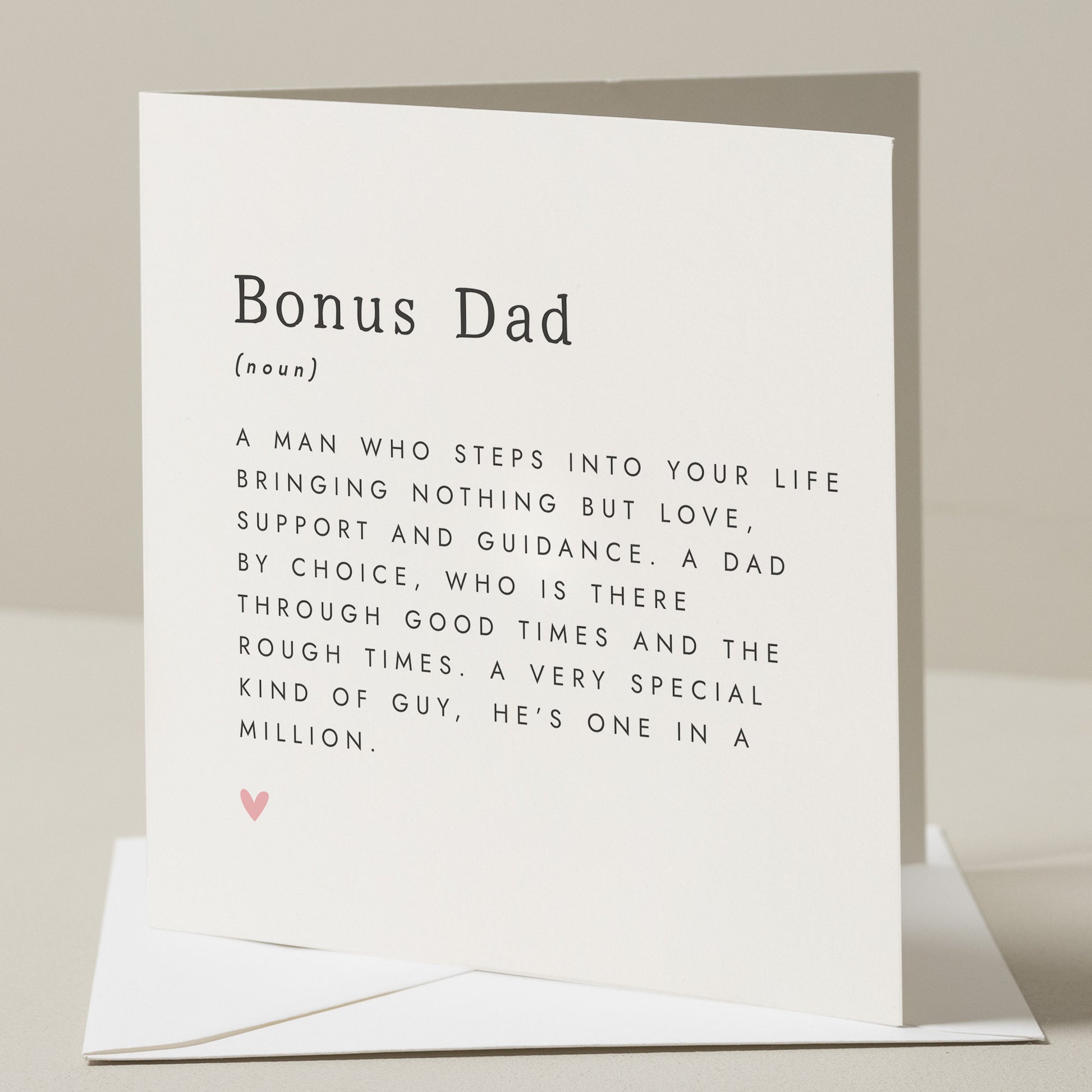 Bonus Dad Definition, Step Dad Fathers Day Card, Best Bonus Dad, Best Bonus Dad Fathers Day Gift, Fathers Day Card From Step Kid, Cute Gift