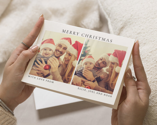 Personalised Photo Christmas Card, Pack of Christmas Cards, Family Christmas Card, Pack of 10, 20, 50 or 100