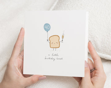 40th Birthday Card, Funny 40th Birthday Card, Birthday Card for Her, Birthday Card for Him, Friend Birthday Card, Cute Pun Card