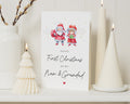 First Christmas Card, 1st Christmas Card for Nan and Grandad, Grandparents Christmas Card, Personalised Christmas Card from Baby