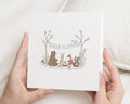Birthday Card, Woodland Birthday Card, Cute Birthday Card, Animal Birthday Card, Birthday Cards for Kids, Bear Bunny Fox Card