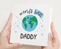Fathers Day Card, Worlds Best Daddy Card, Card for Dad, Cute Fathers Day Card, Daddy Birthday Card, Card from Kids