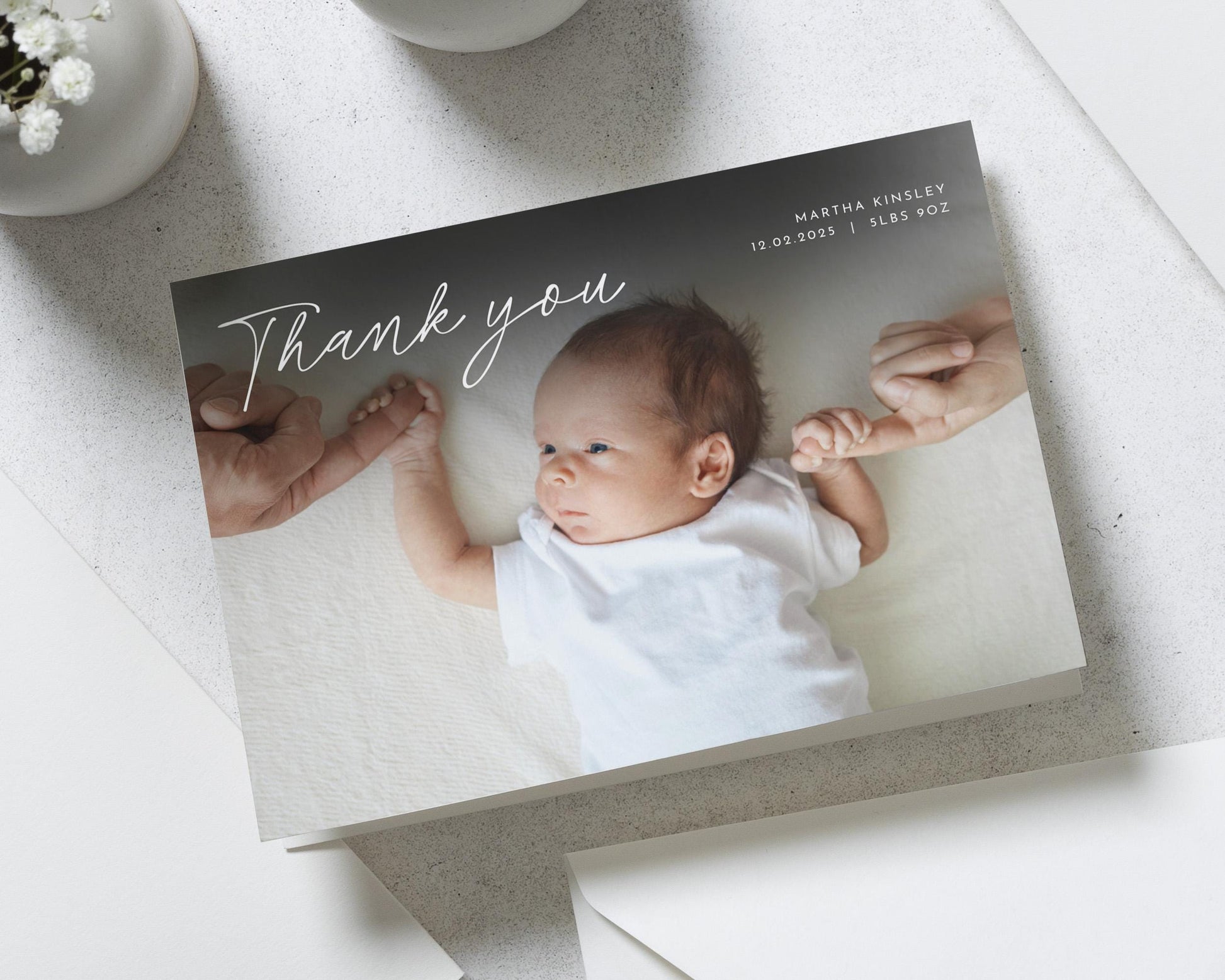Cute New Baby Cards, Personalised Thank You Cards New Baby, Baby Girl Photo Thank You, Postcard Thankyou Cards, Thankyou Note, New Baby Boy