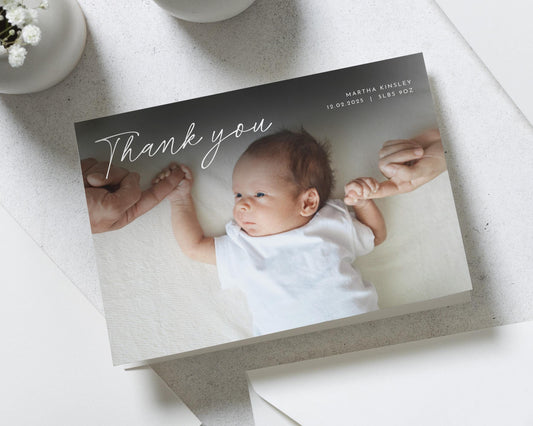 Cute New Baby Cards, Personalised Thank You Cards New Baby, Baby Girl Photo Thank You, Postcard Thankyou Cards, Thankyou Note, New Baby Boy