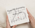 25th Anniversary Card, Personalised Anniversary Card, Silver Wedding Anniversary Card, Anniversary Card for Husband, Wife, Couple