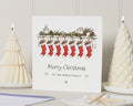 Personalised Christmas Card, Family Christmas Card, Christmas Card for Family, Custom Xmas Card, Stocking Card, Festive Card, Xmas Cards
