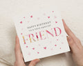 Birthday Card for Friend, Friend Birthday Card, Best Friend Birthday Card, Birthday Card for Her, Floral Birthday Card, Cute Birthday Card