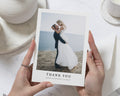 Personalised Wedding Thank You Cards, Photo Wedding Thank You Card, Wedding Thank You Postcard, Simple Minimal Thank You Cards