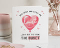 Funny Valentines Day Card, Romantic Card for Boyfriend, Girlfriend, Husband, Wife, Anniversary Card, Cute Heart Card, Love Card
