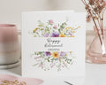 Retirement Card, Personalised Retirement Card, Floral Retirement Card, Retirement Card for Her, Happy Retirement Card, Custom Name Card
