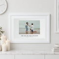 Personalised Engagement Photo Print, Custom Print From Your Photo, Gift for Couple, Engagement Gift, Framed Wall Art with Mount