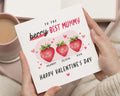 Valentines Day Card for Mummy, Personalised Valentines Card, Card from Kids, Cute Valentines Card for Mum, Berry Best Mummy Card