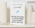 Grandad Birthday Card, Funny Birthday Card for Grandad, Birthday Card for Him, Grandpa Birthday Card, Personalised Grandad Card