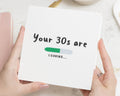 30th Birthday Card, Funny Birthday Card, Birthday Card for Friend, Birthday Card for Her, Birthday Card for Him, 30s Birthday Card