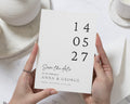 Personalised Save the Date Card, Wedding Save the Date Card, Simple Save the Date Card, Minimal Save the Date Card, Modern Save the Date