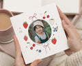 3rd Birthday Card, Personalised Photo Card, Birthday Card for Girl, Daughter Birthday Card, Granddaughter Card, Fruit Birthday Card