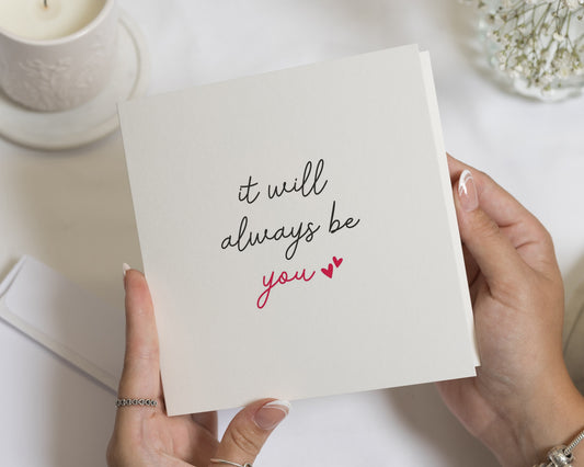 Anniversary Card for Husband, Anniversary Card for Wife, Valentines Card, Love Card for Him, Love Card for Her, Romantic Card