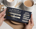 Personalised Football Match Ticket Gift, Gold Foil Gift Voucher, Birthday Gift for Son, Scratch to Reveal Experience