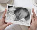 Black & White Photo Thank You Cards Baby, New Baby Photo Thank You Cards, Baby Personalised Thank You Card, Baby Announcement Cards