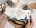 Personalised The Open 2026 Gift Voucher for Dad, Golf Gift Experience, Custom Golf Event Gift for Him, The Open Tickets Reveal
