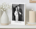 Personalised Wedding Thank You Cards, Photo Wedding Thank You Card, Simple Thank You Card, Folded Wedding Thank You Cards