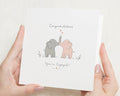 Engagement Card, You're Engaged Card, Congratulations Engagement Card, Cute Engagement Card, Elephant Engagement Card, Wedding Card
