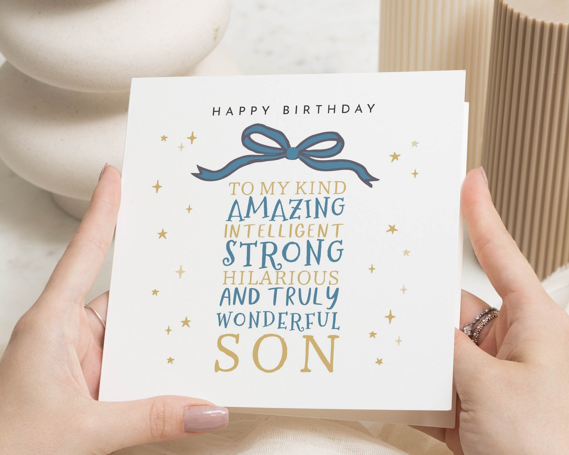 Birthday Card for Son, Son Birthday Card, Birthday Card for Him, Funny Birthday Card, Personalised Birthday Card for Boy