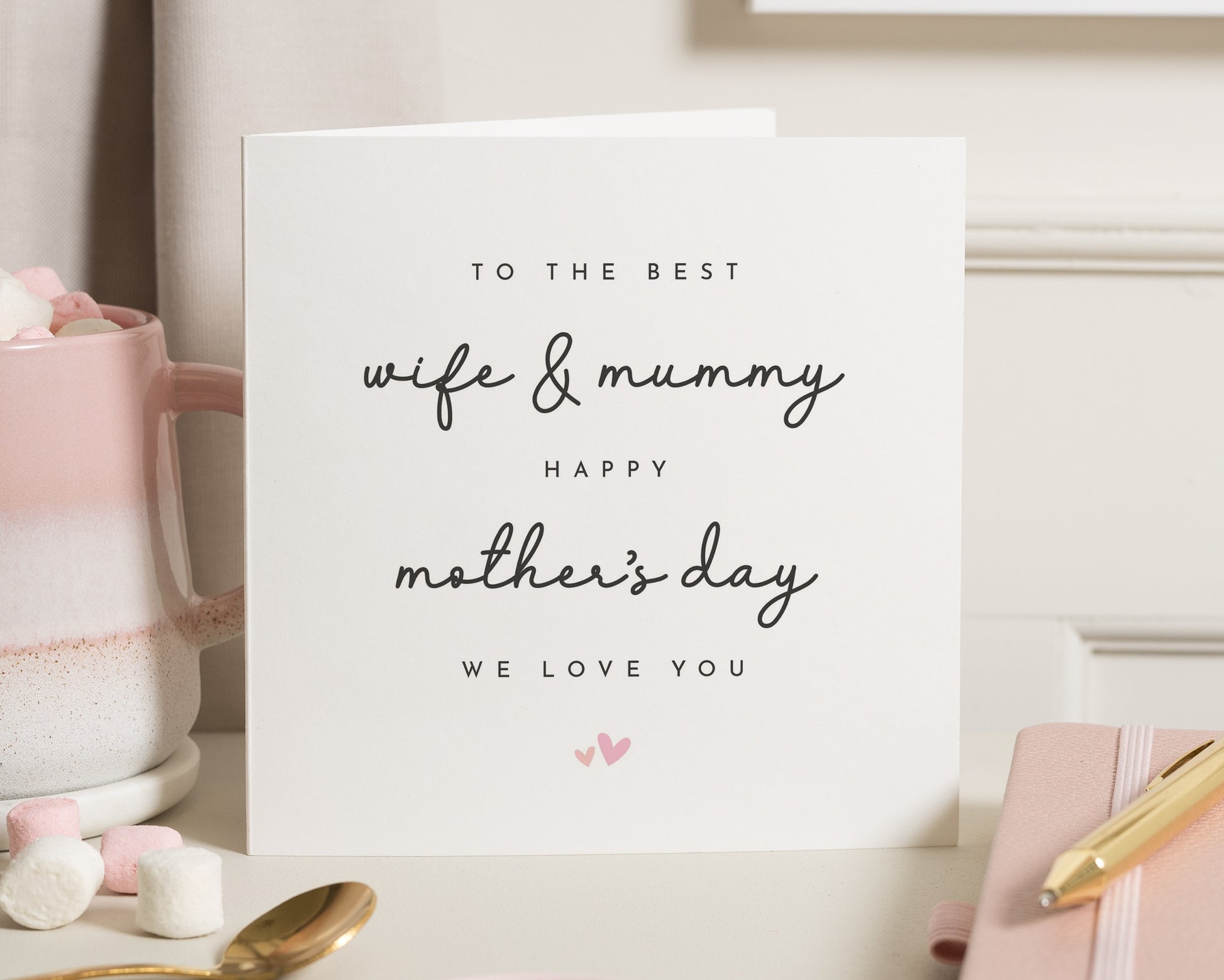 Mother's Day Card for Wife, Mummy Mother's Day Card, Mother's Day Card from Kids, Personalised Mother's Day Card, Card for Mum