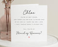 Maid Of Honour Proposal Card, Will You Be My Maid Of Honour, Best Friend Wedding Card, Personalised Bridesmaid Card