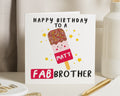 Birthday Card for Brother, Personalised Brother Birthday Card, Fab Ice Lolly Birthday Card, Birthday Card for Him, Cute Birthday Card