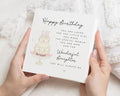 Birthday Card for Daughter, Personalised Daughter Birthday Card, Birthday Card for Her, Daughter Birthday Card, Cake Birthday Card
