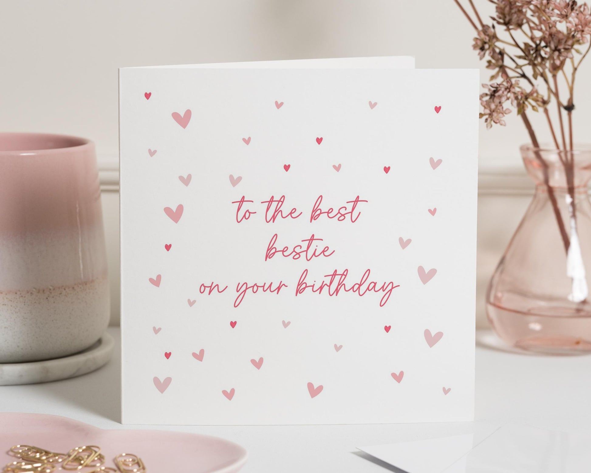 Birthday Card for Best Friend, Bestie Birthday Card, Birthday Card for Her, Cute Birthday Card, Personalised Friend Birthday Card