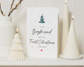 First Christmas Card for Boyfriend, 1st Christmas Together Card, Boyfriend Christmas Card, Personalised Xmas Card for Him