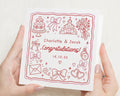 Personalised Wedding Card, Wedding Congratulations Card, Custom Wedding Day Card, Newlyweds Card, Engagement Congratulations Card
