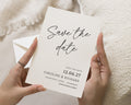 Personalised Save the Date Card, Wedding Save the Date Card, Simple Save the Date Card, Minimal Save the Date Cards, Save the Dates