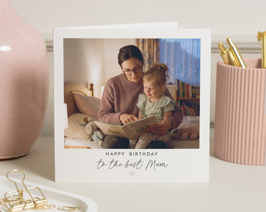 Birthday Card for Mum, Mum Birthday Card, Photo Birthday Card for Mum, Personalised Birthday Card, Best Mum Card, Birthday Card for Her