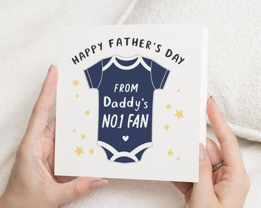 Fathers Day Card from Baby, Daddy Fathers Day Card, Fathers Day Card for Dad, Cute Fathers Day Card, First Fathers Day Card