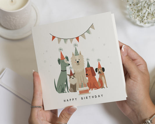 Birthday Card for Dog Lover, Cute Dog Birthday Card, Birthday Card for Friend, Animal Birthday Card, Birthday Card for Her